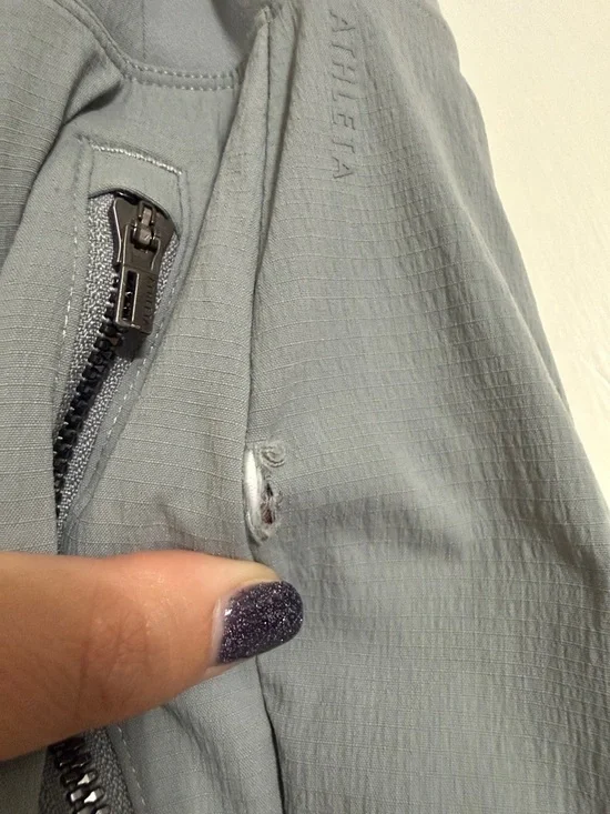 Athleta Light Gray Women's Tech Jogger Pants - Picture 3 of 3